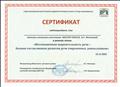 Сертификат участника мастер-класса О.Г. Фетисовой
12. 11. 2015 г. Сертификат участника мастер-класса О.Г. Фетисовой
12. 11. 2015 г.